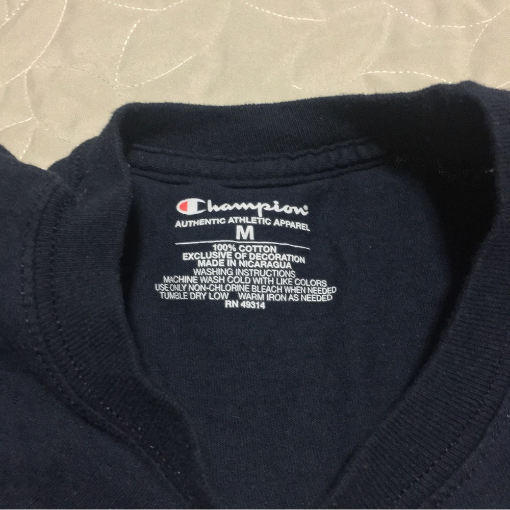 Navy blue Villanova tee, M - Picture 3 of 4